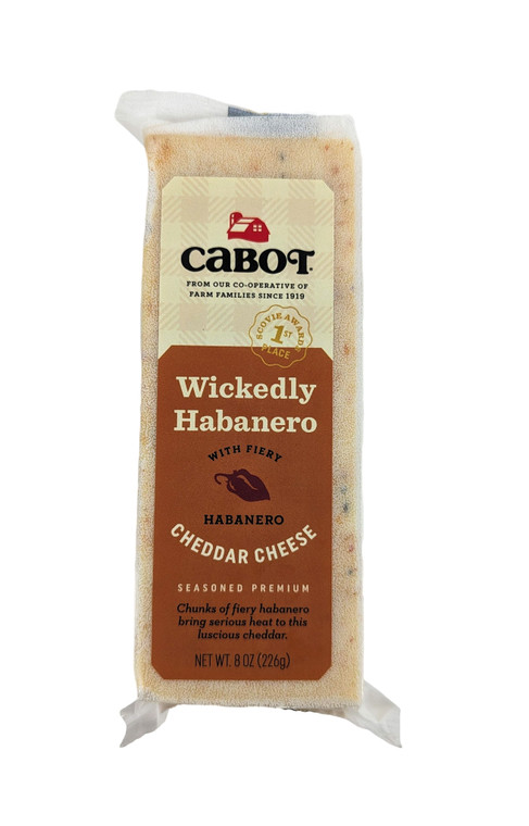 Cabot Creamery - Wickedly Habanero 8 oz - Front View