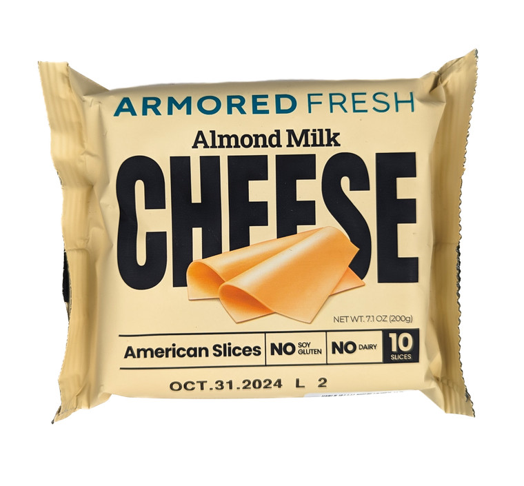 Armored Fresh - Almond Milk Cheese American Slices - Front View