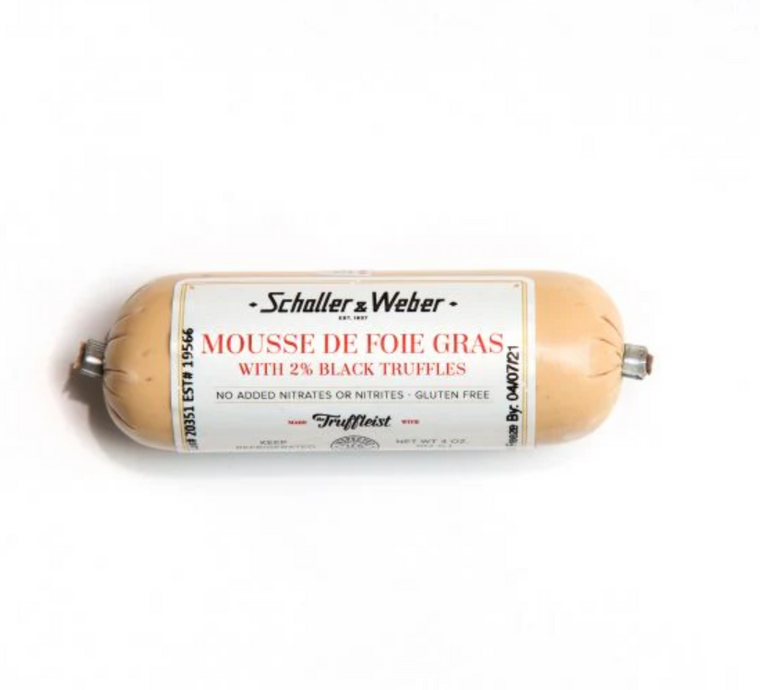 Schaller and Wber - Mousse De Foie Gras 4 oz - Front View