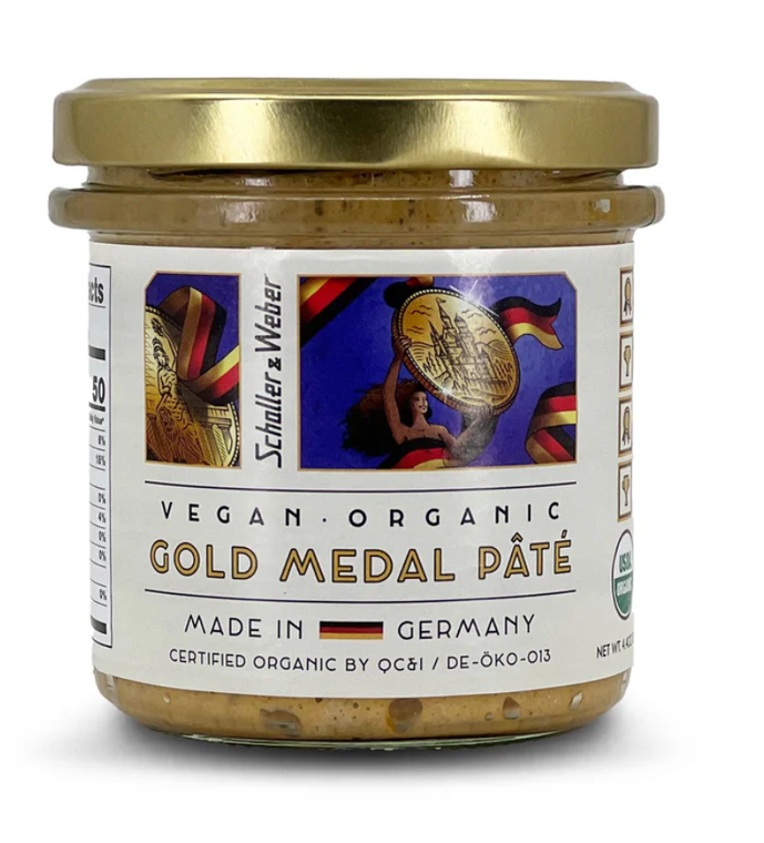 Schaller and Weber - Vegan Organic Gold Medal Pate 4.4 oz - Front View