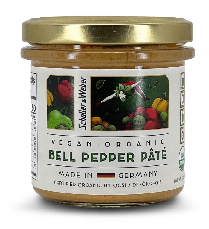 Schaller and Weber - Vegan Organic Bell Pepper Pate 4.4 oz - Front View