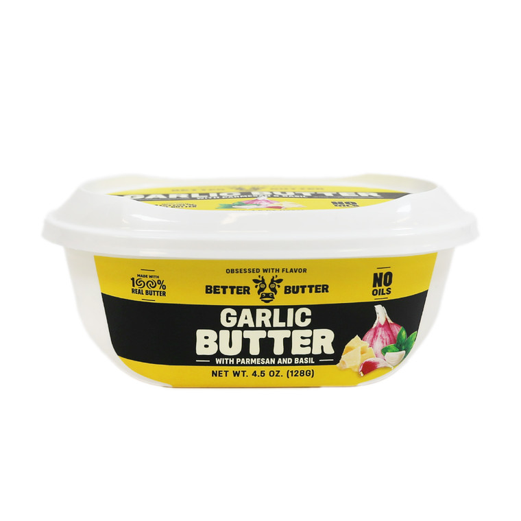 Better Butter - Garlic With Parmesan and Basil 4.5 oz - Front View