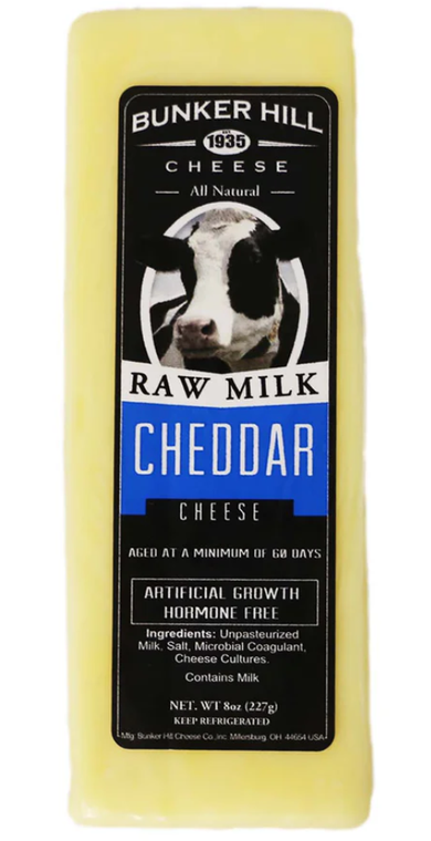 Bunker Hill - Raw Milk Cheddar 8 oz