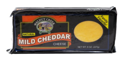 Walnut Creek Mild Cheddar Cheese Bars 8 oz - Front View