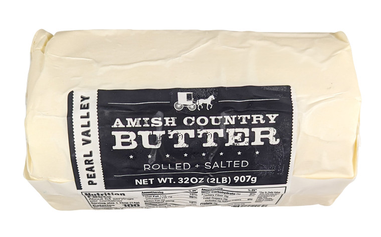 Pearl Valley Amish Country Salted Rolled Butter 2lb
