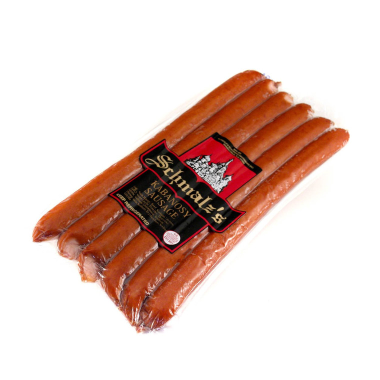 SMOKED KABANOSY SAUSAGE, SCHMALZ. 1.25+LBS
