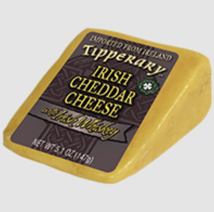 Tipperary Vintage Irish Cheddar Cheese with Irish Whisky 5.1oz