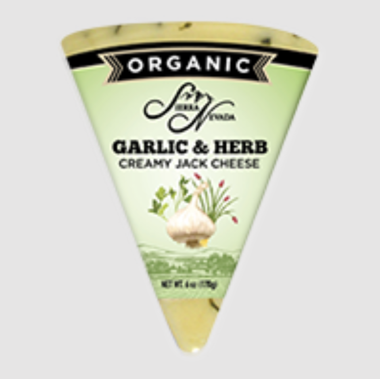 Sierra Nevada - Organic Garlic & Herb Creamy Jack Cheese Wedge 6oz