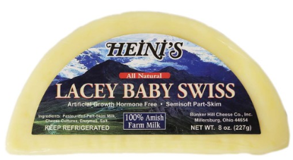 Heini’s Lacey Baby Swiss (8 oz)