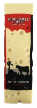 Middlefield Mild Cut Swiss Cheese