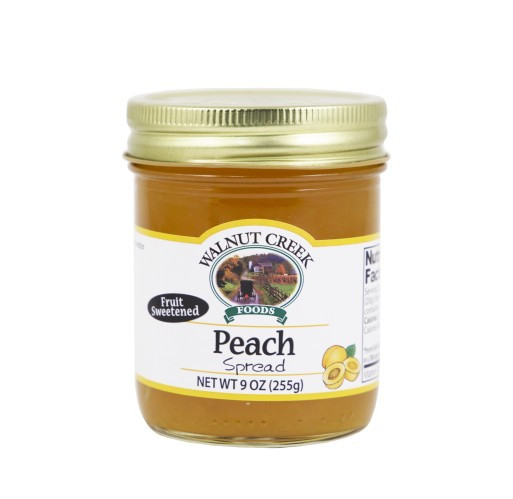 Walnut Creek Fruit Sweetened Peach Spread – 9oz