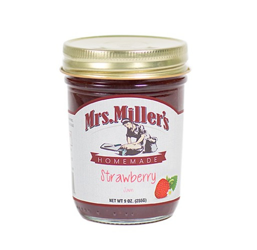 Mrs. Miller's Homemade Strawberry Jam – 9oz