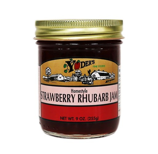 Yoder's Homestyle Strawberry Rhubarb Jam – 9oz