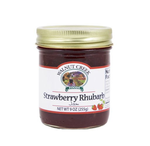 Walnut Creek Strawberry Rhubarb Jam – 9 oz