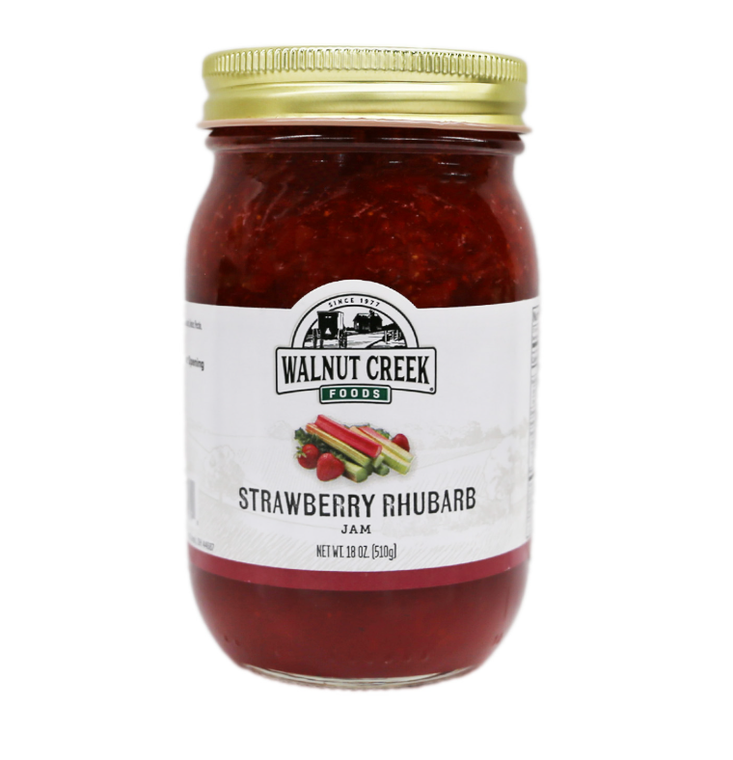 Walnut Creek Strawberry Rhubarb Jam – 18 oz