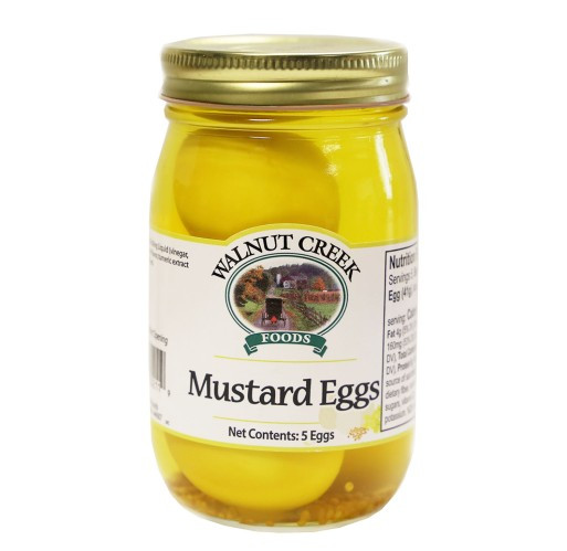 Walnut Creek Mustard Pickled Eggs – 5 Eggs