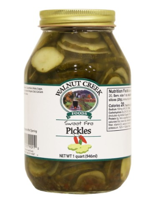 Walnut Creek Fire Pickles – 1 Quart