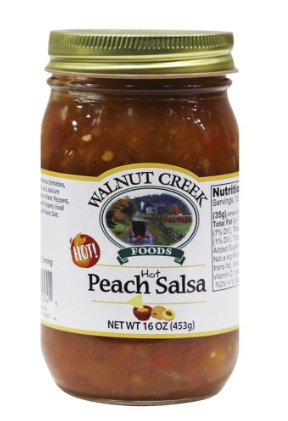 Walnut Creek Hot Peach Salsa – 16 oz
