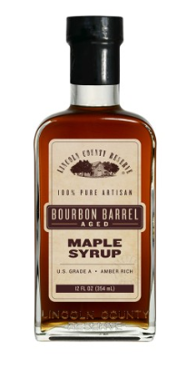 Lincoln Country Reserve 100% Pure Artisan Bourbon Barrel Aged Maple Syrup – 12 oz