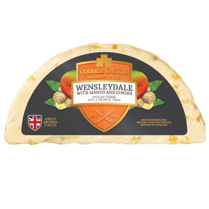 WENSLEYDALE WITH MANGO AND GINGER 2.4 LBS