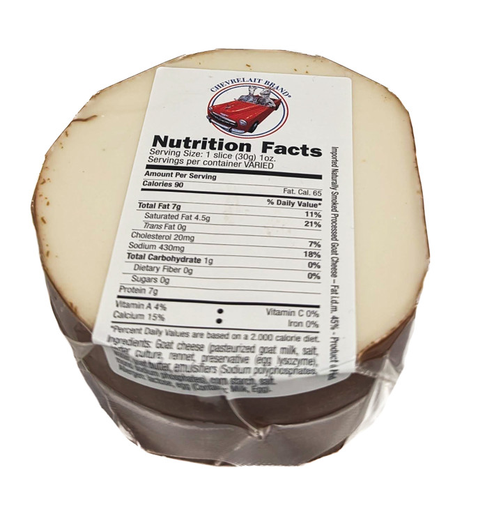 Chevre-Lait - Smoked Gouda Goat Cheese - Front View