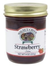 WALNUT CREEK AMISH STRAWBERRY JAM 9 OZ OHIO MADE
