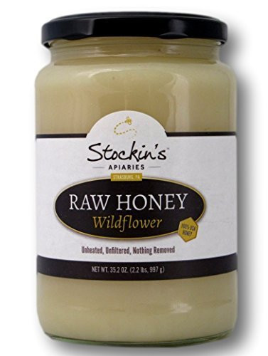 STOCKIN'S RAW WILDFLOWER HONEY. 35 OZ (12 PACK)