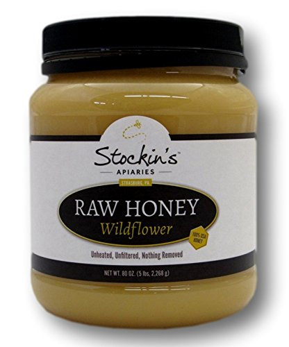 STOCKIN'S RAW WILDFLOWER HONEY. 5 LB