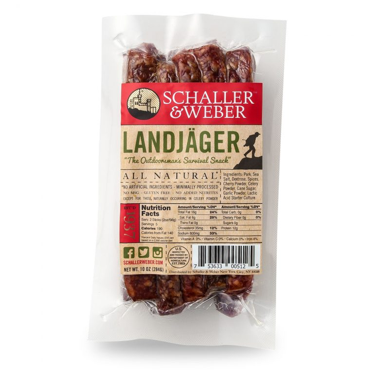 LANDJÄGER. SCHALLER & WEBER. 10 OZ.