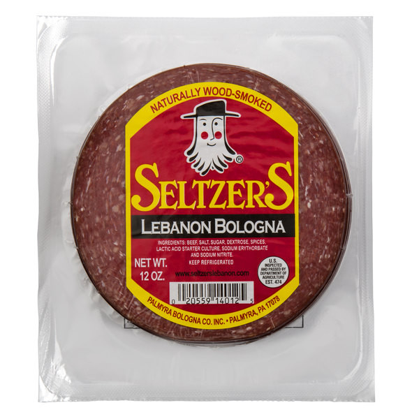 SELTZER'S LEBANON BOLOGNA. SLICED. 12 OZ.