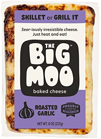 BIG MOO BAKED CHEESE ROASTED GARLIC 8 OZ.