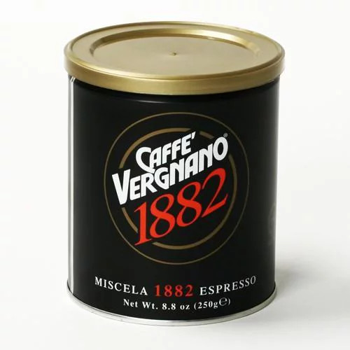 CAFFE VERGNANO ORIGINAL 1882, SLOW ROASTED. 8.8-OZ