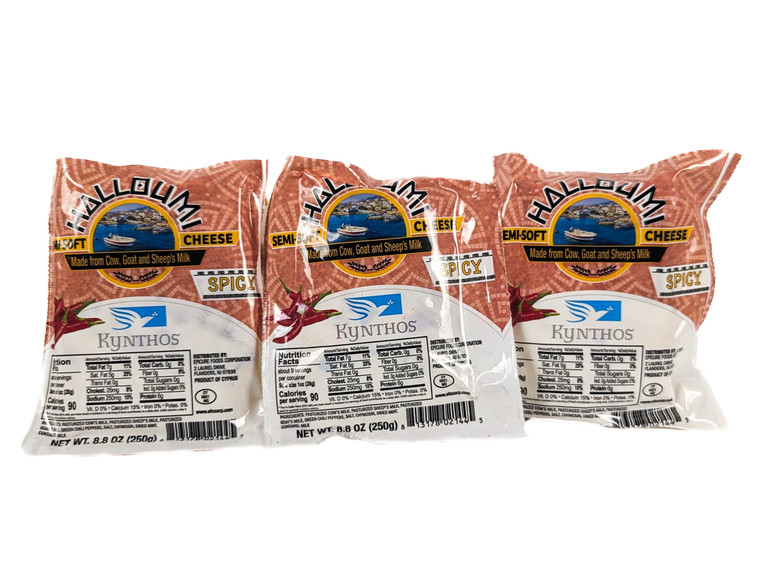 Spicy Halloumi Grilling Cheese 8.8 oz