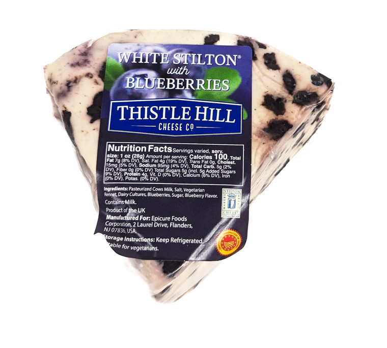 White Stilton With Blueberries