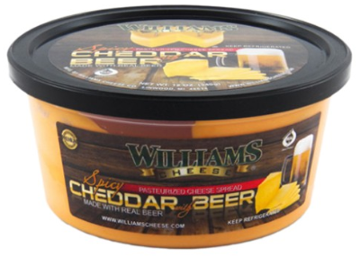 William's Cheese - Spicy Cheddar Beer Spread 12 oz