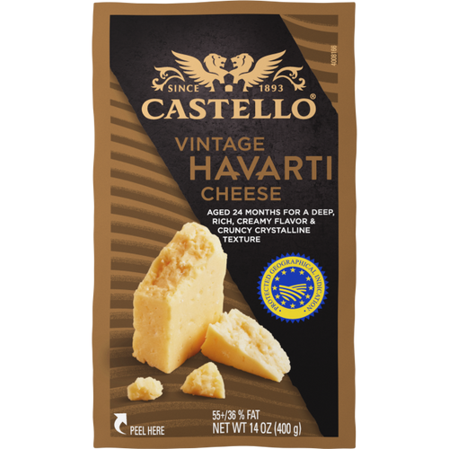 CASTELLO CREAMY VINTAGE HAVARTI. 7 OZ.
