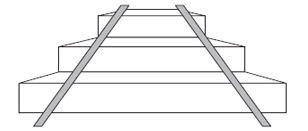 Illustration for determining stair lift mount side