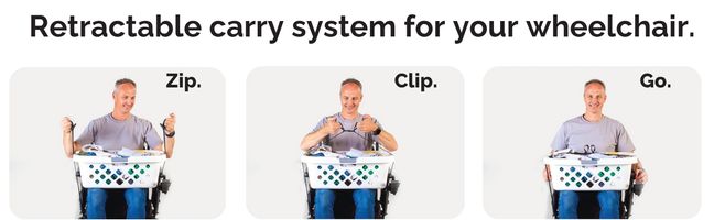 Rectractable Carry System for your Wheelchair