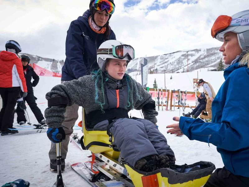 Bi-Skier and Instructors