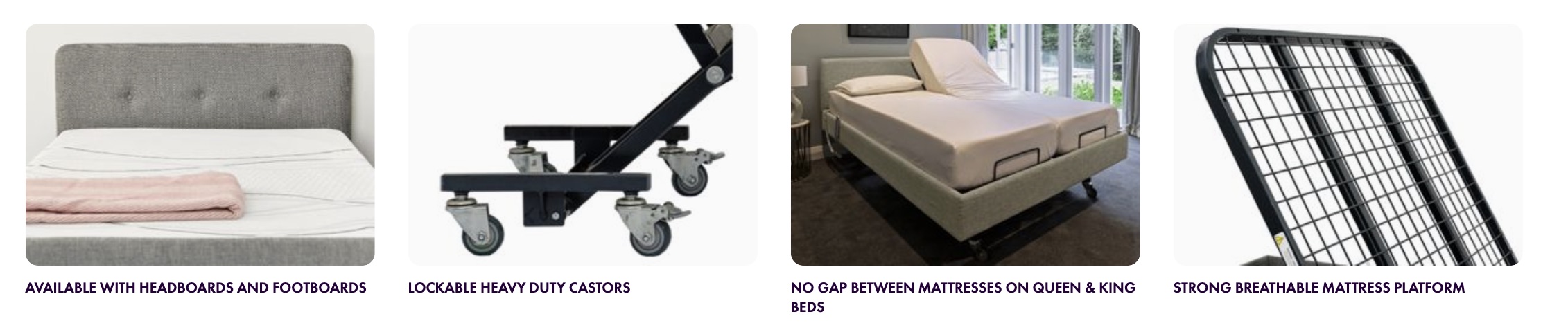 IC100 Static Partner Bed features