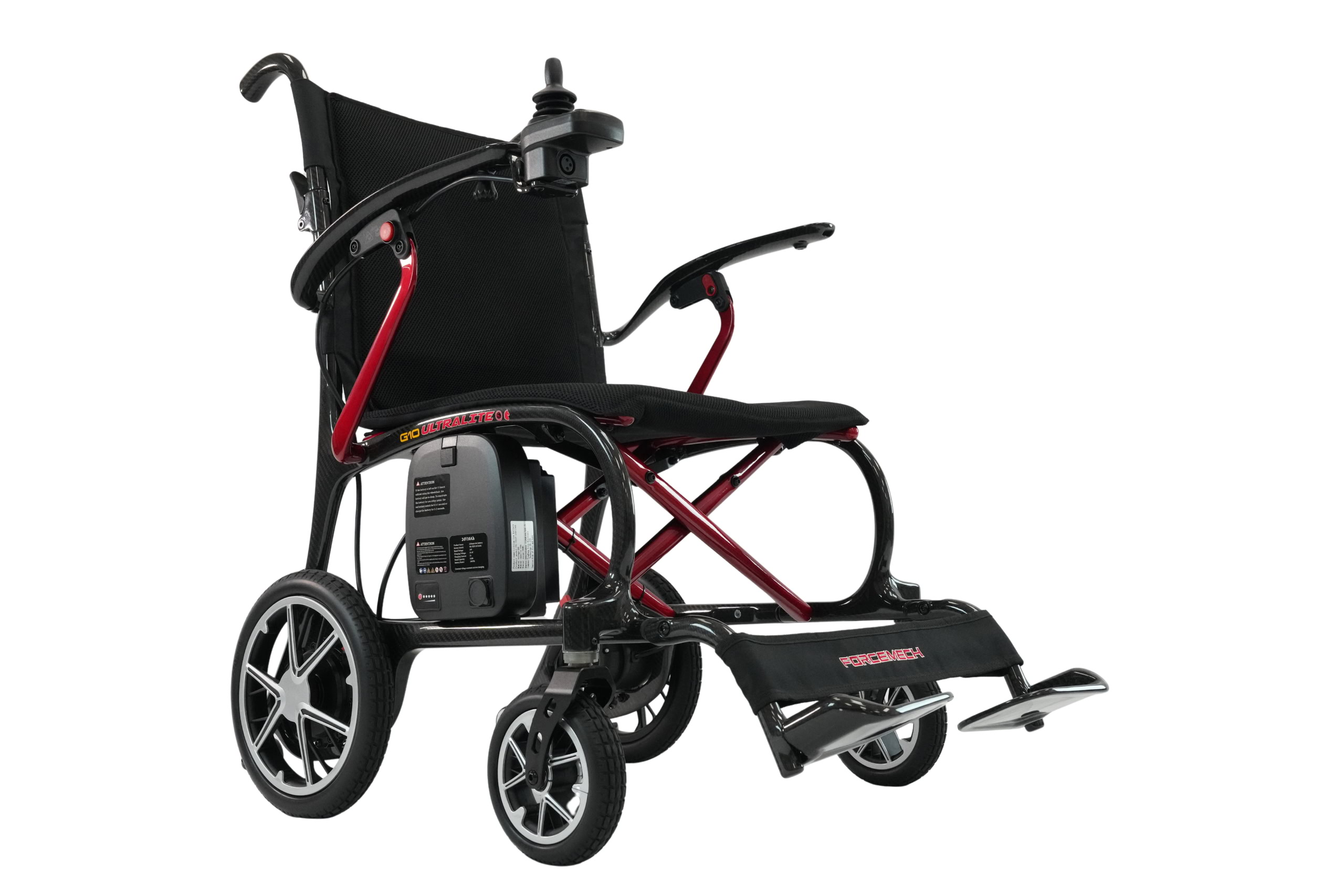 Forcemech Ultralite G10 Powerchair Red