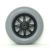 6 x 1 1/4" JAZZY 6 SPOKE Caster Wheel Molded On Tire