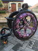 Carbon Black Wheelchair Creative Wheel Colors