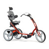 Adaptive Tricycle Red Side View, by Rifton