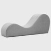 Cello Chaise Sensual Lounge Chair Platinum