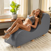 Cello 2 Chaise Sensual Lounge Chair Gray Lifestyle 