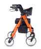 Uno Classic Rollator Metallic Orange Side