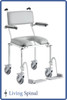 MC4000 Pediatric Mobile Shower Commode Chair by Nuprodx Product Overview Living Spinal