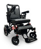 MAJESTIC IQ-7000 Auto Folding Remote Controlled Electric Wheelchair Black & Red Frame Gray Textile