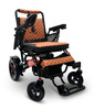 MAJESTIC IQ-7000 Auto Folding Remote Controlled Electric Wheelchair Black & Red Frame Taba Textile